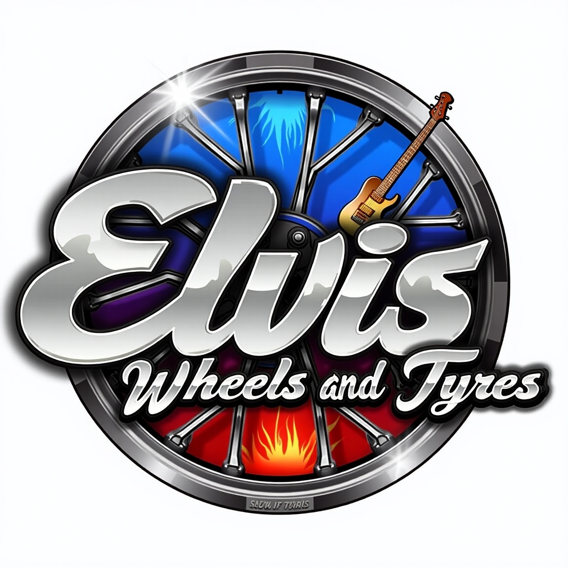 Elvis Wheels Logo